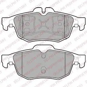Тормозные колодки дисковые Delphi LP2259