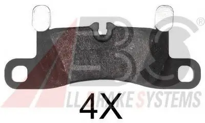 Гальмівні колодки дискові ABS A.B.S. 37850
