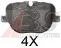 Тормозные колодки дисковые ABS 37802