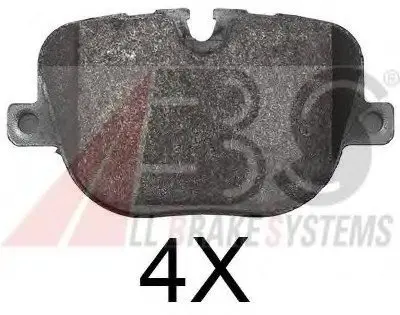 Гальмівні колодки дискові ABS A.B.S. 37802 (фото 1)