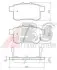 Тормозные колодки дисковые ABS 37756