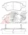 Гальмівні колодки перед. Toyota Auris 07-12 (bosch) (136,7x57,9x19,2) A.B.S. 37620