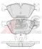 Тормозные колодки дисковые ABS 37551