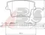Тормозные колодки дисковые ABS 37512
