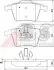 Тормозные колодки дисковые ABS 37343