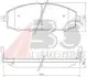 Тормозные колодки дисковые ABS 37084