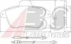 Тормозные колодки дисковые ABS 36765