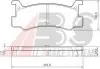 Тормозные колодки дисковые ABS 36607
