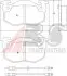 Тормозные колодки дисковые ABS 36503