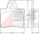 Тормозные колодки дисковые ABS 36129