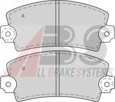 Гальмівні колодки дискові ABS A.B.S. 360422 (фото 1)