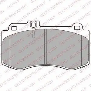 Тормозные колодки дисковые Delphi LP2304