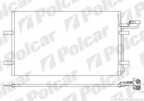 Радіатори кондиціонера Polcar 9042K8C2S