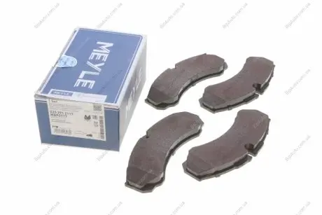 Тормозные колодки дисковые 025 291 2117 MEYLE 0252912117 (фото 1)