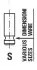 Клапан впускной R6821/SNT MAZDA FRECCIA R6821/SNT R6821SNT