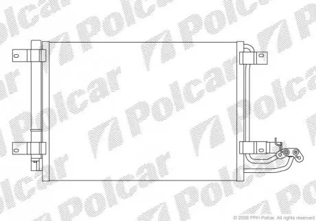 Радиаторы кондиционера Polcar 1331K8C1