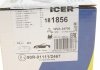 Комплект гальмівних колодок (дискових) ICER 181856 (фото 10)