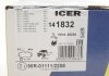 Комплект гальмівних колодок (дискових) ICER 141832 (фото 12)