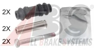 Ремкомплект гальмівного супорту ABS A.B.S. 55208
