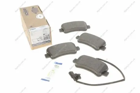 Колодки тормозные ICER 142001
