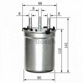 Топливный фильтр дизель AUDI A1 ''1.6TDI''10-15 BOSCH F026402834 (фото 1)