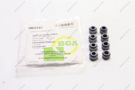 Комплект прокладок, стержень клапана BGA VK5392 (фото 1)