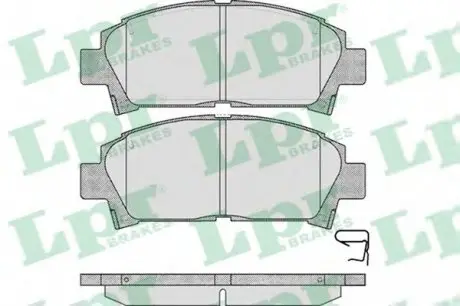 Тормозные колодки дисковые LPR 05P573