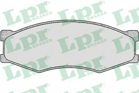 Тормозные колодки дисковые LPR 05P264