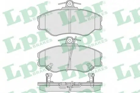 Тормозные колодки дисковые LPR 05P1009