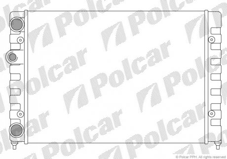 Радіатори охолодження Polcar 953808A1 (фото 1)
