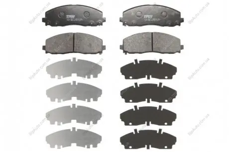 Тормозные колодки дисковые CHRYSLER/FIAT/VW Voyager/Freemont/Routan "F "11>> TRW GDB1944