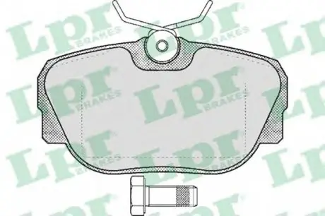 Тормозные колодки дисковые LPR 05P319
