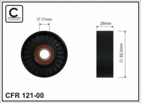 Ролик натяжителя 121-00 CAFFARO 12100