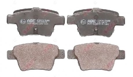 Комплект тормозных колодок, дисковый тормоз ABE C2C013ABE