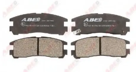 Гальмівні колодки, дискові ABE C25003ABE