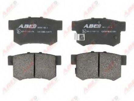 Комплект тормозных колодок, дисковый тормоз ABE C24005ABE (фото 1)