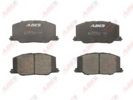 Комплект тормозных колодок, дисковый тормоз ABE C12037ABE (фото 1)