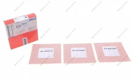 Кільця поршневі MAHLE 034 90 N2 MAHLE / KNECHT 03490N2