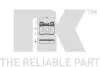 Комплект тормозных колодок, дисковый тормоз NK 223322 223322