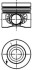 Поршень в комплекте на 1 цилиндр, 1-й ремонт (+0,25) KOLBENSCHMIDT 40353610 (фото 1)