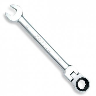 Ключ комбинированный с трещоткой и шарниром 12мм Toptul AOAH1212