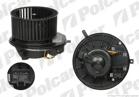 Вентилятори кабіни AC=(+) SKODA SEAT AUDI RENAULT VOLKSWAGEN (PJ) Polcar 1331NU-3