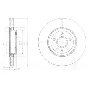 Тормозные диски Delphi BG9068