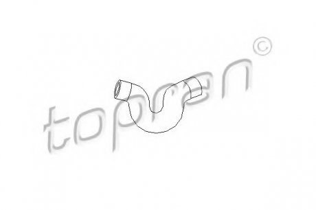 Шланг радиатора TOPRAN TOPRAN / HANS PRIES 205711