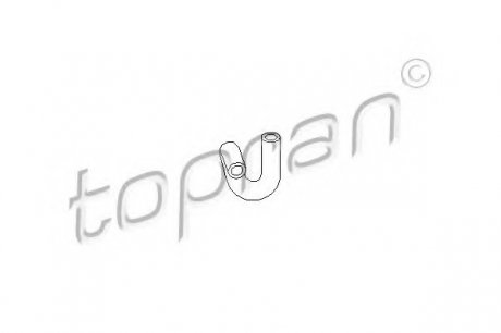 Патрубок системи охолодження TOPRAN / HANS PRIES 107304 (фото 1)