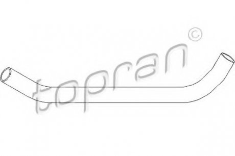 Шланг радіатора TOPRAN TOPRAN / HANS PRIES 104205