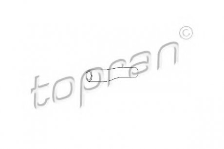 Шланг радіатора (система охолодження) TOPRAN TOPRAN / HANS PRIES 101454