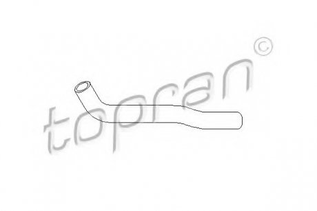 Шланг радиатора TOPRAN TOPRAN / HANS PRIES 101452