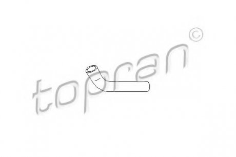 Шланг радиатора TOPRAN TOPRAN / HANS PRIES 100218