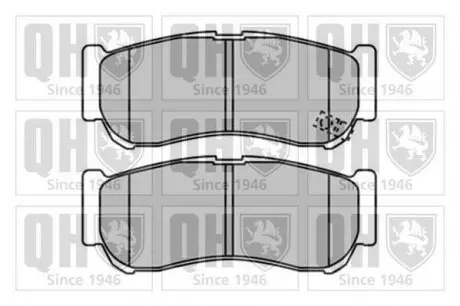 Тормозные колодки дисковые QH QUINTON HAZELL BP1594